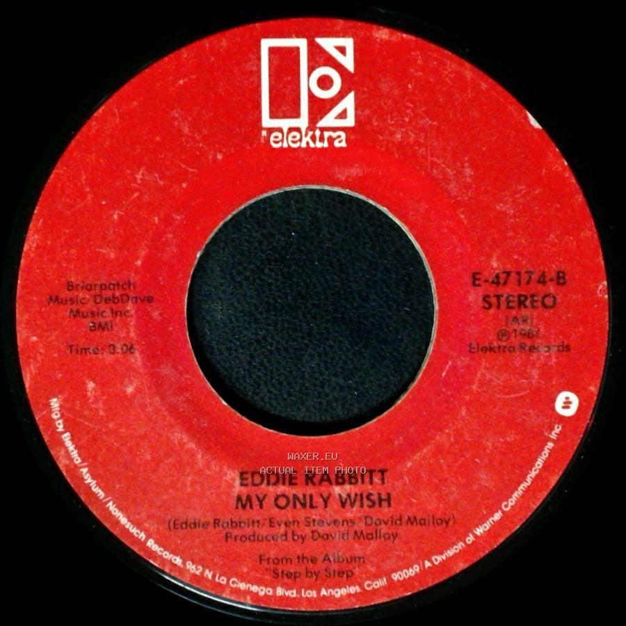 Eddie Rabbitt - My Only Wish / Step By Step side A