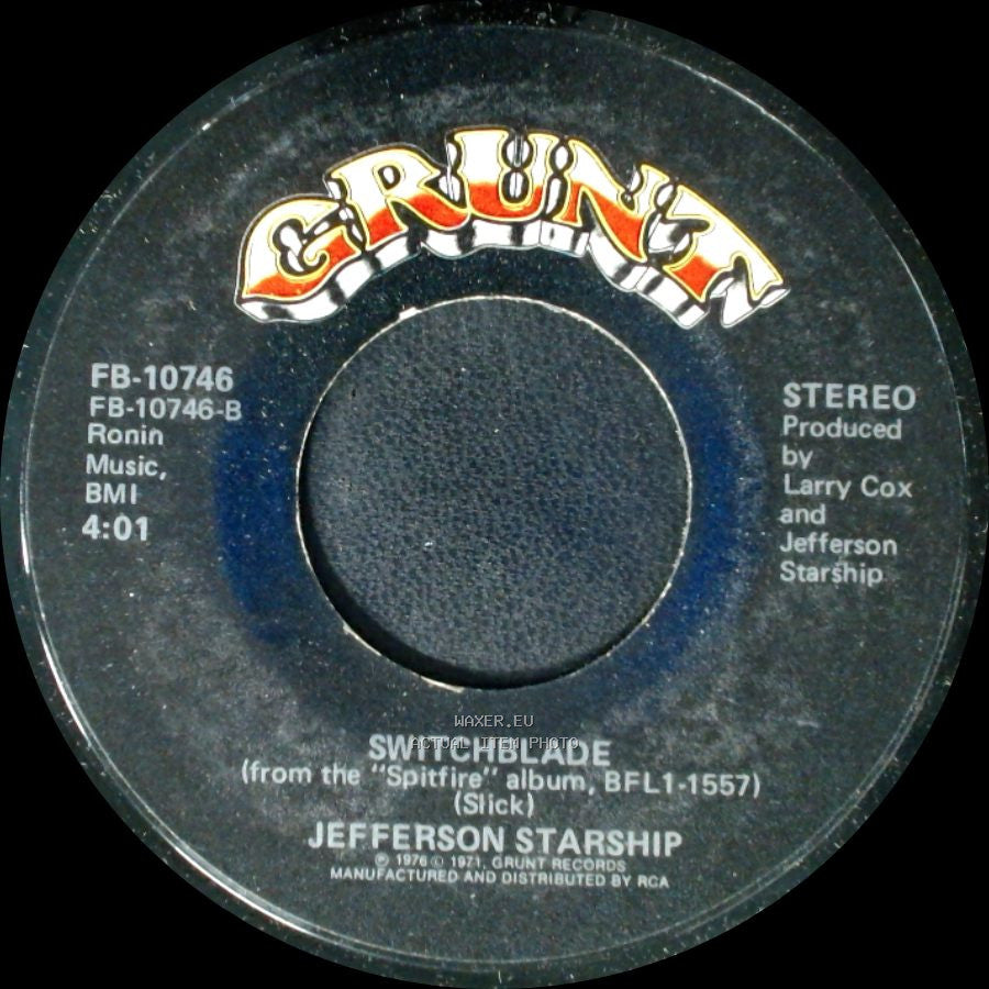 Jefferson Starship - Switchblade / With Your Love side A