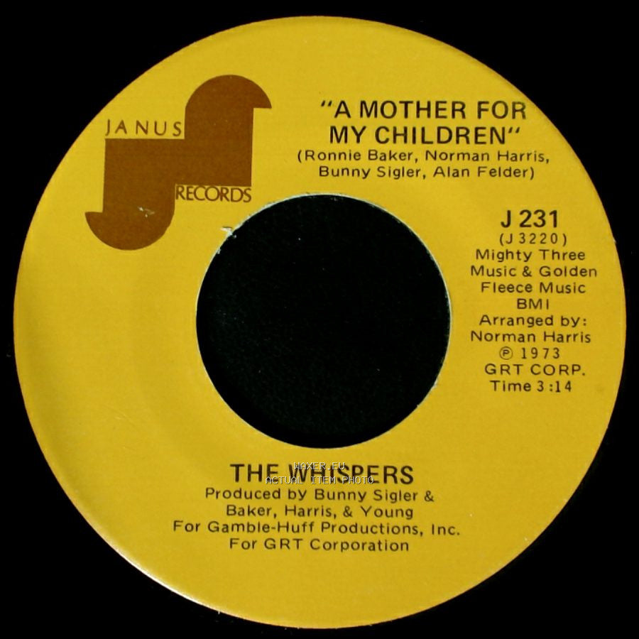 The Whispers - A Mother For My Children / "What More Can A Girl Ask For?" side A