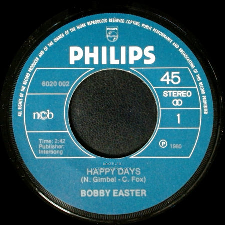 Bobby Easter - Happy Days / Happy Days side A