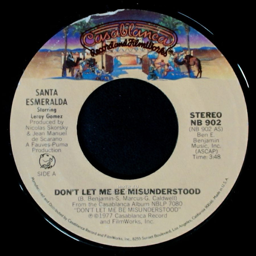 Santa Esmeralda - Don't Let Me Be Misunderstood / You're My Everything side A