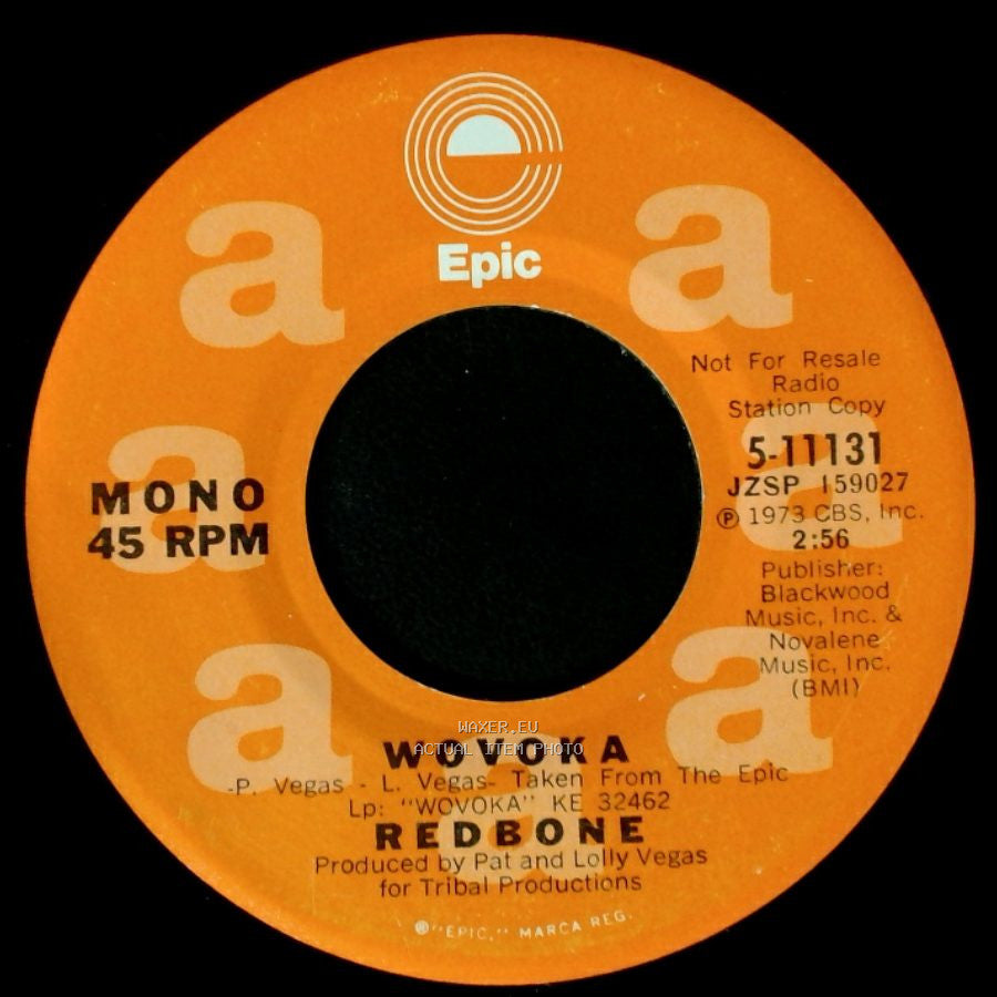 Redbone - Wovoka / Wovoka side B