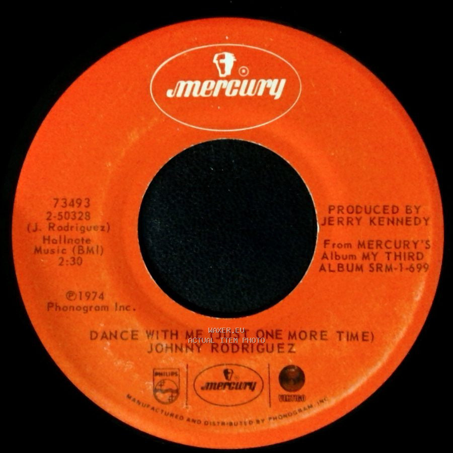 Johnny Rodriguez - Faded Love / Dance With Me (Just One More Time) side B