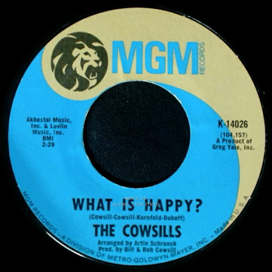 The Cowsills - Hair / What Is Happy? side B