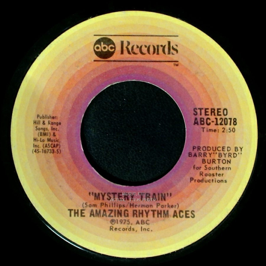 The Amazing Rhythm Aces - Mystery Train / Third Rate Romance side A