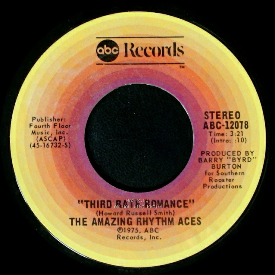 The Amazing Rhythm Aces - Mystery Train / Third Rate Romance side B