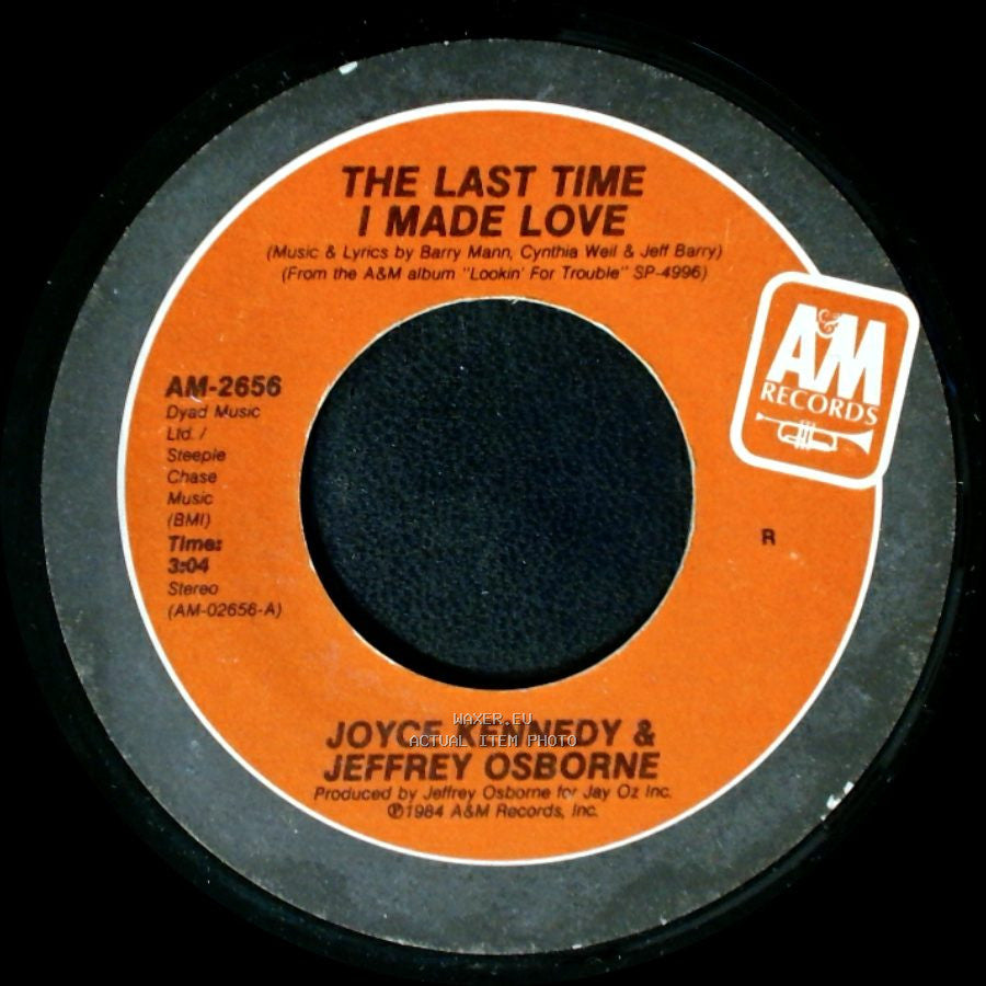 Joyce Kennedy & Jeffrey Osborne / Joyce Kennedy - The Last Time I Made Love / Different Now side A