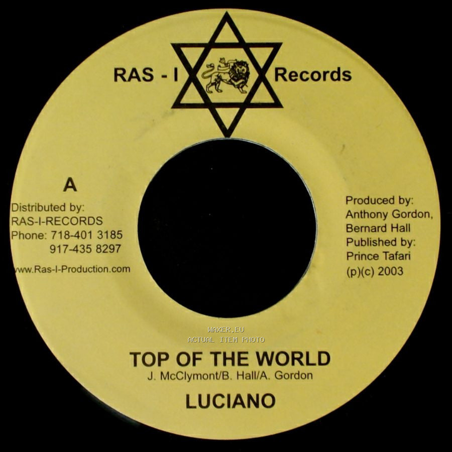 Luciano - Top Of The World / Unknown Title B side A