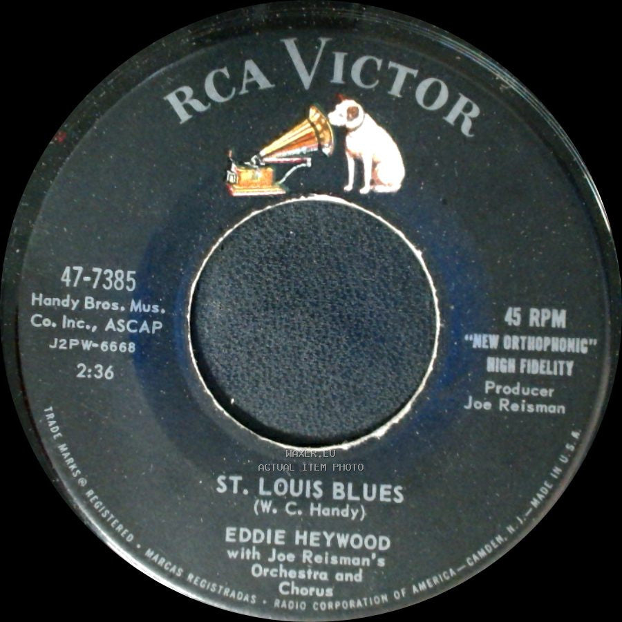 Eddie Heywood With Joe Reisman's Orchestra And Chorus - St. Louis Blues / Rendezvous side A