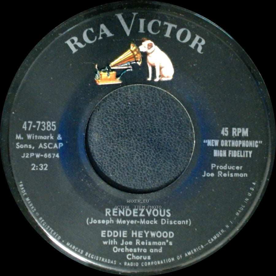 Eddie Heywood With Joe Reisman's Orchestra And Chorus - St. Louis Blues / Rendezvous side B
