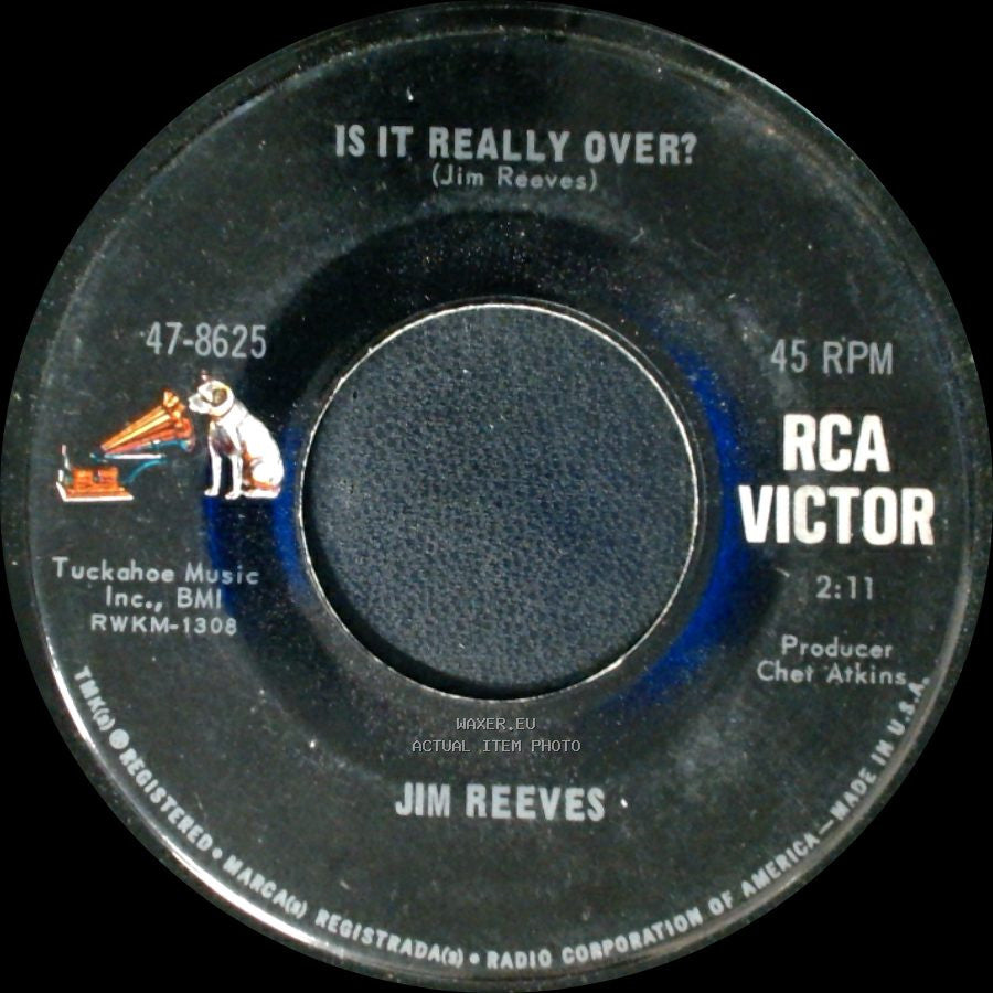 Jim Reeves - Rosa Rio / Is It Really Over? side B