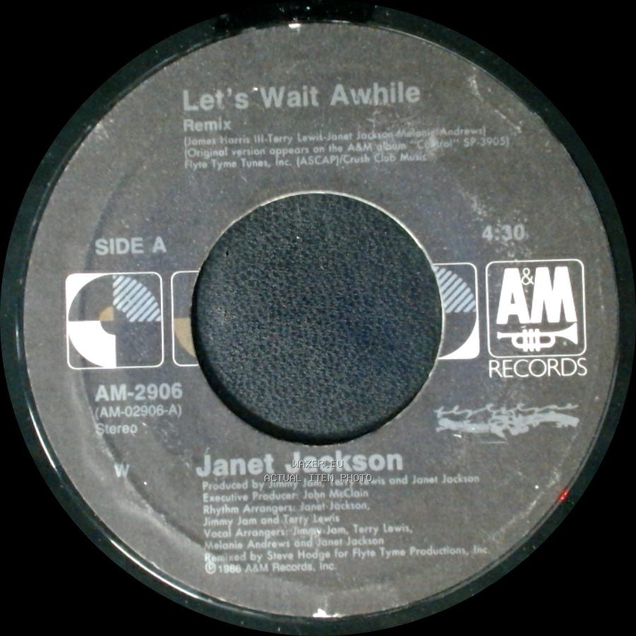 Janet Jackson - Let's Wait Awhile / Pretty Boy side A