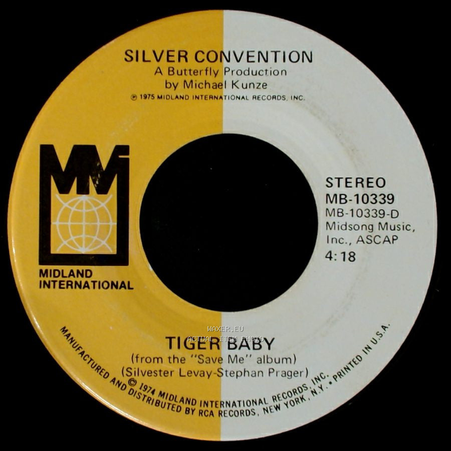 Silver Convention - Fly, Robin, Fly / Tiger Baby side B
