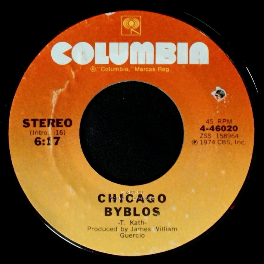 Chicago - Byblos / (I've Been) Searchin' So Long side A