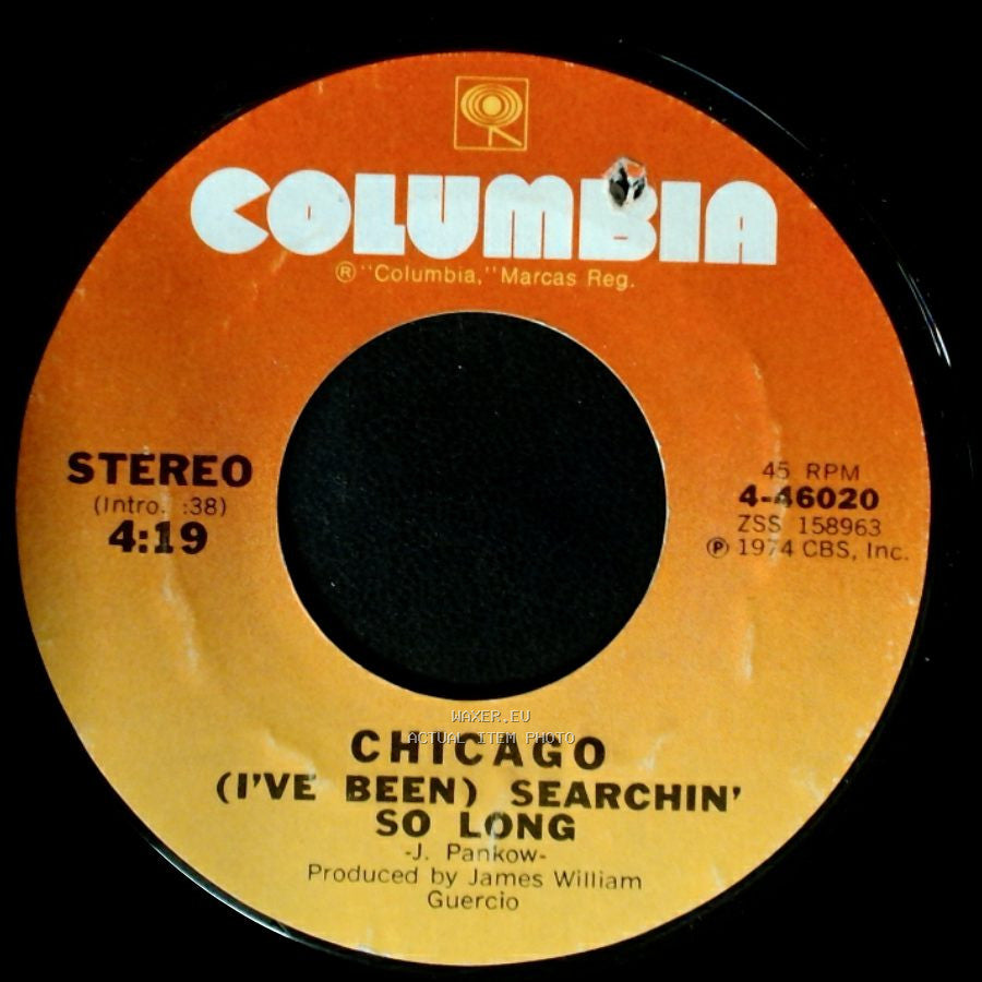 Chicago - Byblos / (I've Been) Searchin' So Long side B