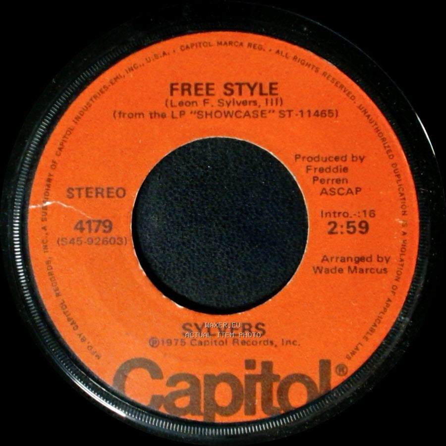 Sylvers - Boogie Fever / Free Style side B