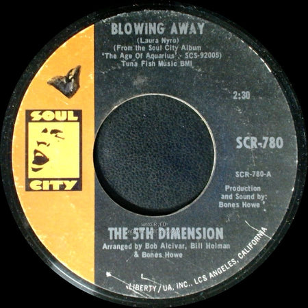 The 5Th Dimension - Skinny Man / Blowing Away side B