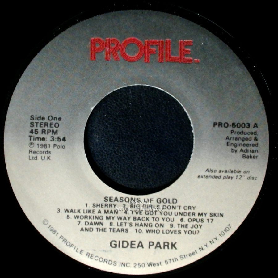 Gidea Park - Seasons Of Gold / Lolita side A
