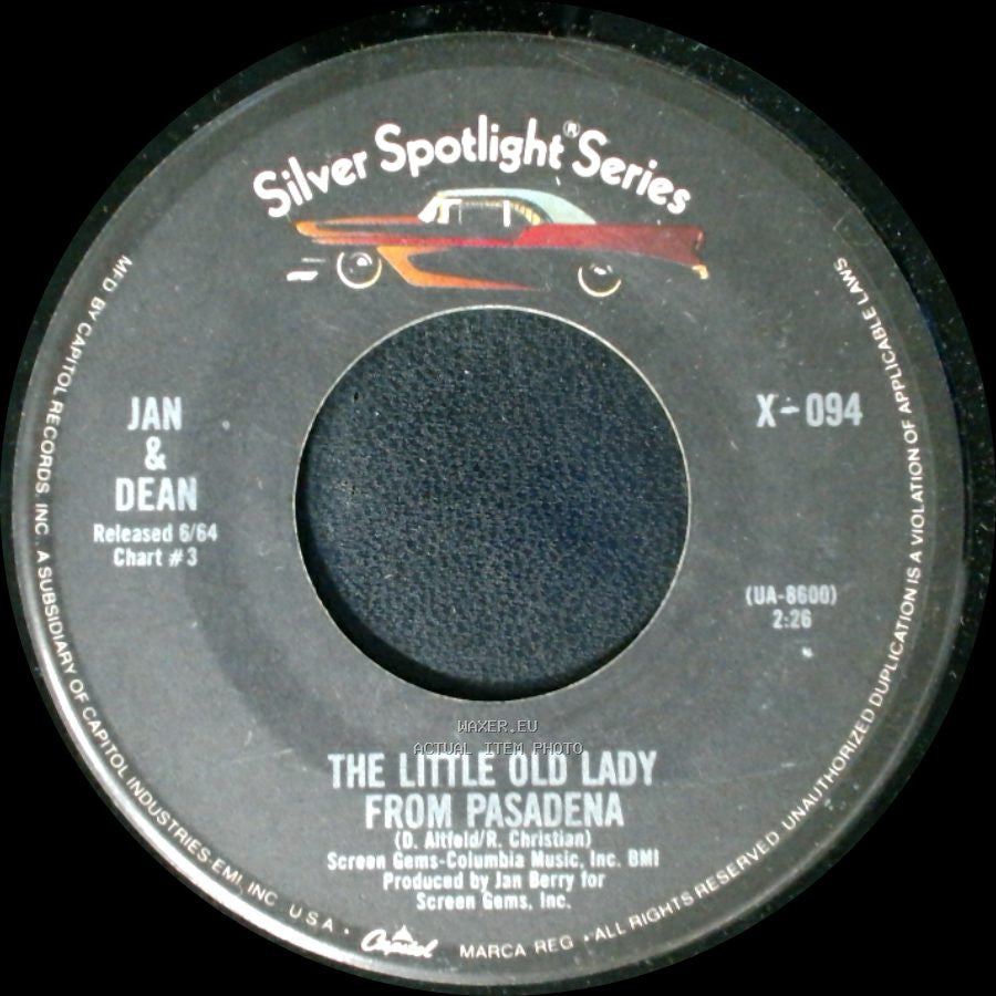 Jan & Dean - The Little Old Lady From Pasadena / Popsicle side A
