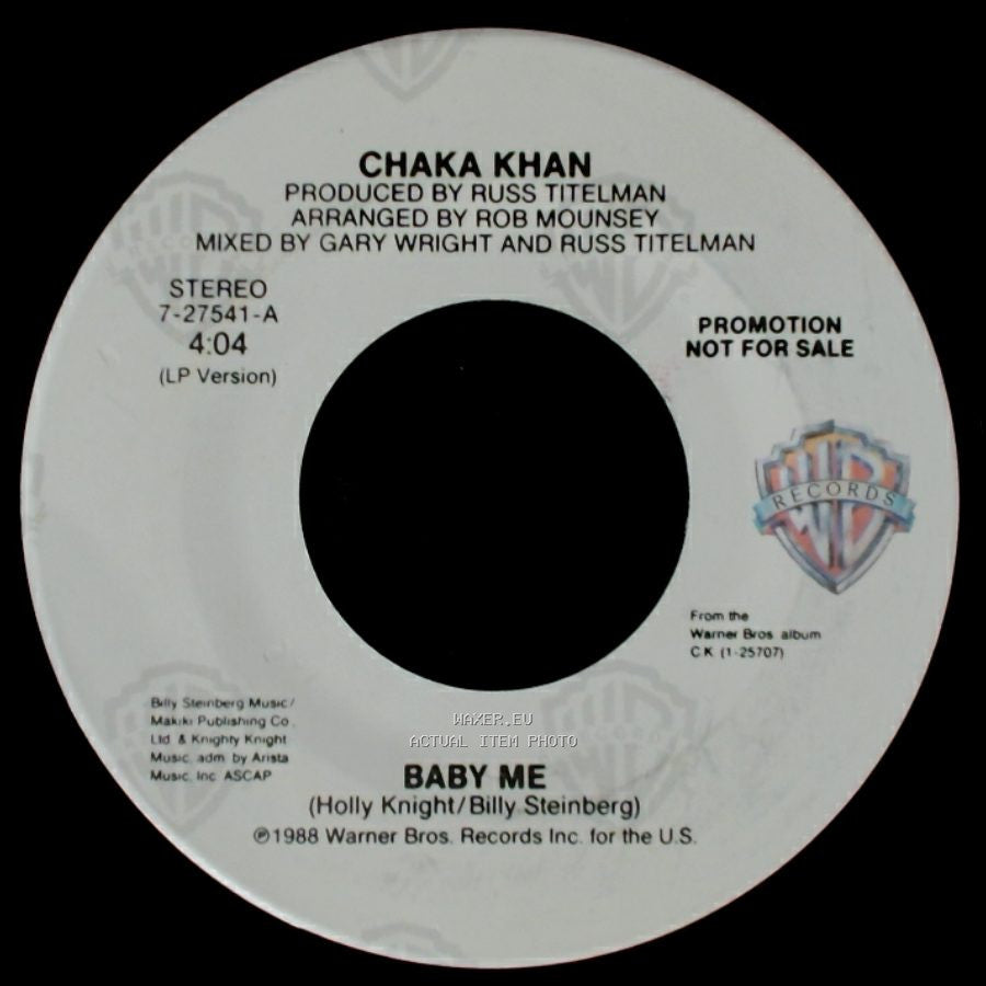 Chaka Khan - Baby Me / Baby Me side B