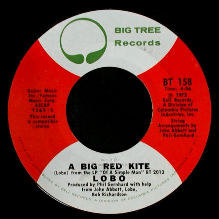 Lobo - Don't Expect Me To Be Your Friend / A Big Red Kite side B