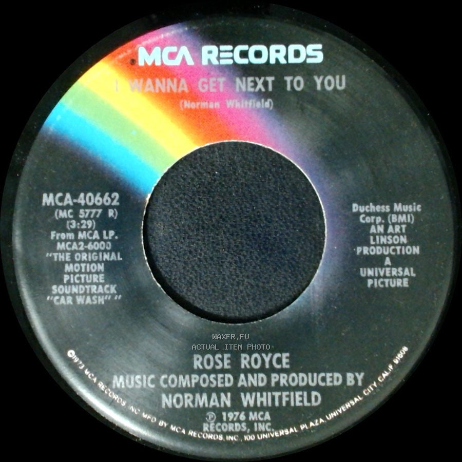 Rose Royce - Sunrise / I Wanna Get Next To You side B