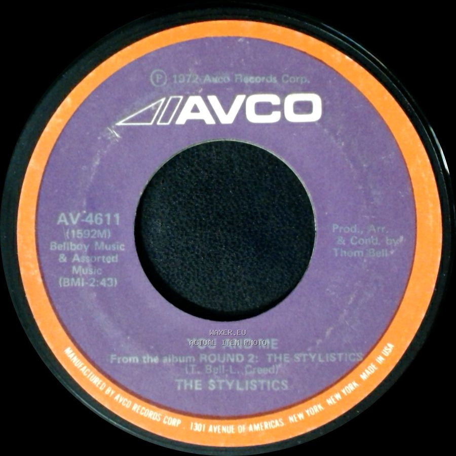 The Stylistics - Break Up To Make Up / You And Me side B