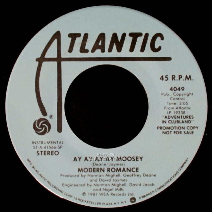 Modern Romance - Ay Ay Ay Ay Moosey / Everybody Salsa side A