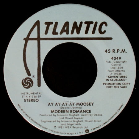 Modern Romance - Ay Ay Ay Ay Moosey / Everybody Salsa side A