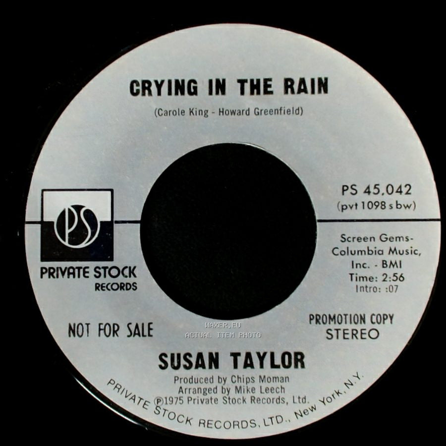 Susan Taylor - Crying In The Rain / Crying In The Rain side B