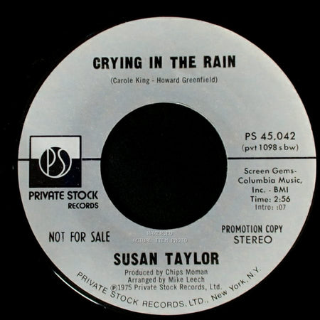 Susan Taylor - Crying In The Rain / Crying In The Rain side B