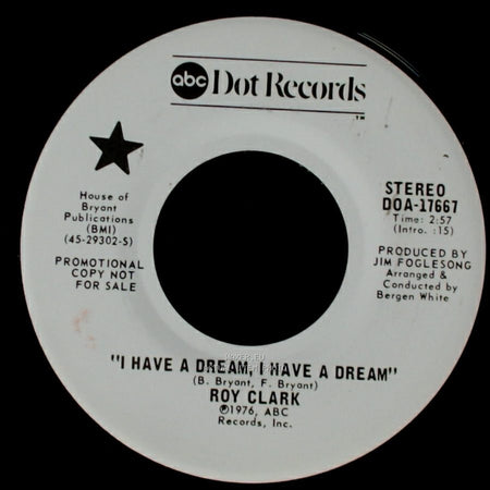 Roy Clark - I Have A Dream, I Have A Dream / I Have A Dream, I Have A Dream side A