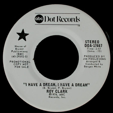 Roy Clark - I Have A Dream, I Have A Dream / I Have A Dream, I Have A Dream side B