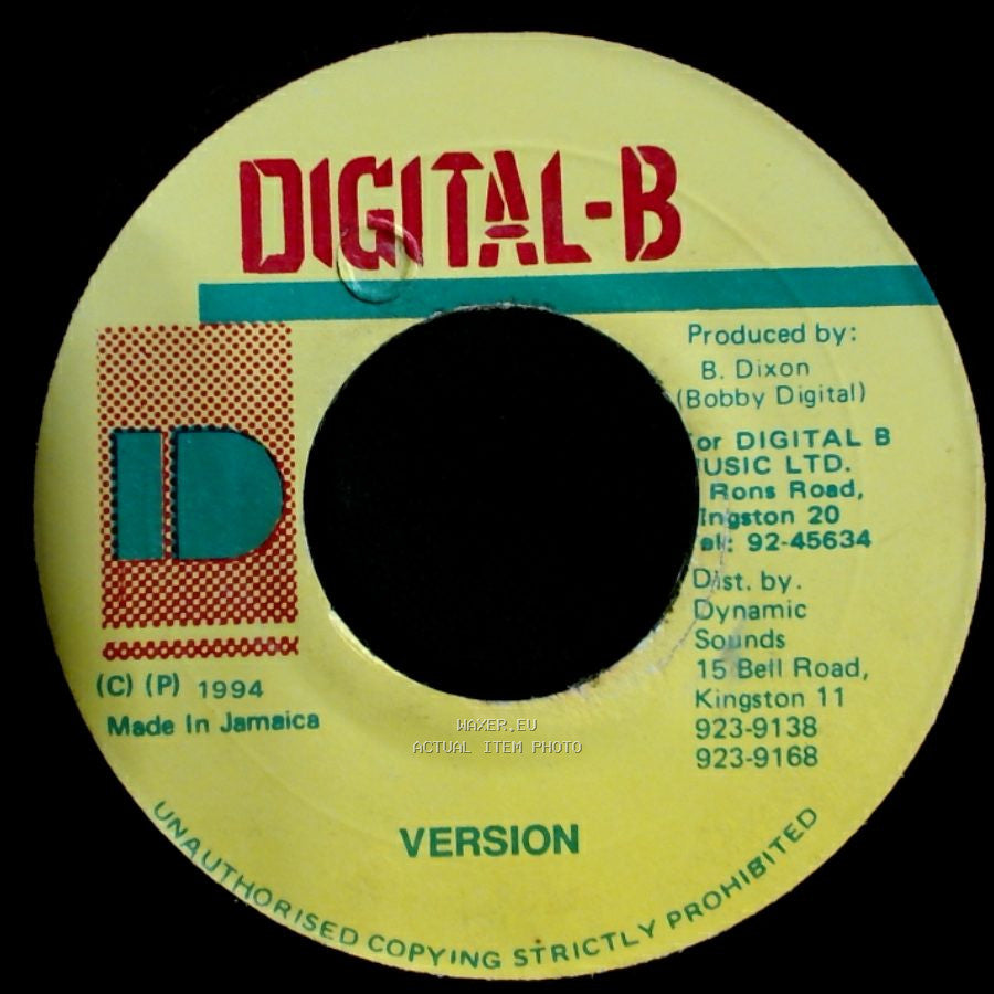 Spragga Benz - Nice And Cute / Version side B