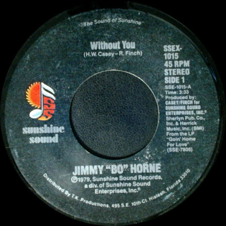 Jimmy "Bo" Horne - Without You / Goin' Home For Love side A