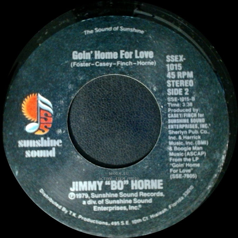 Jimmy "Bo" Horne - Without You / Goin' Home For Love side B