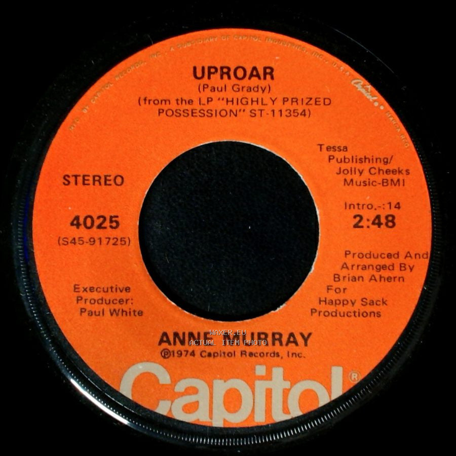 Anne Murray - Uproar / Lift Your Hearts To The Sun side A