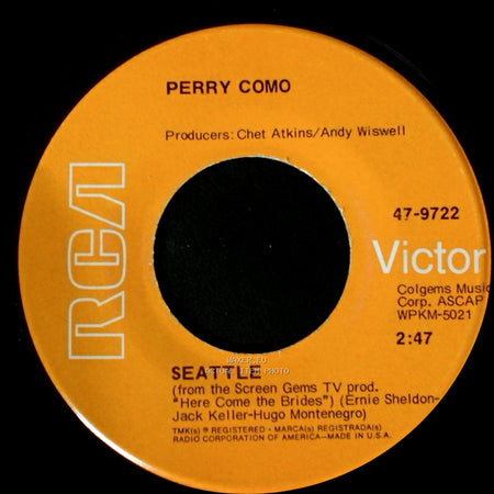 Perry Como - Seattle / Sunshine Wine side A