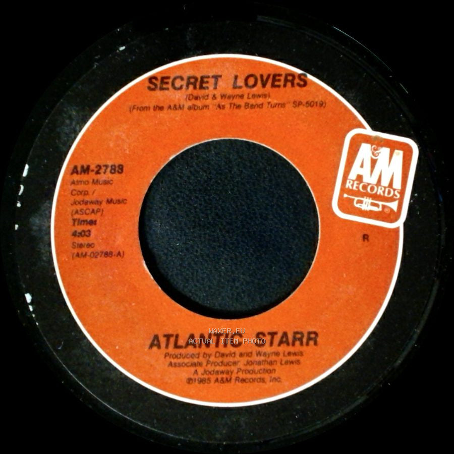 Atlantic Starr - Secret Lovers / Thank You side A