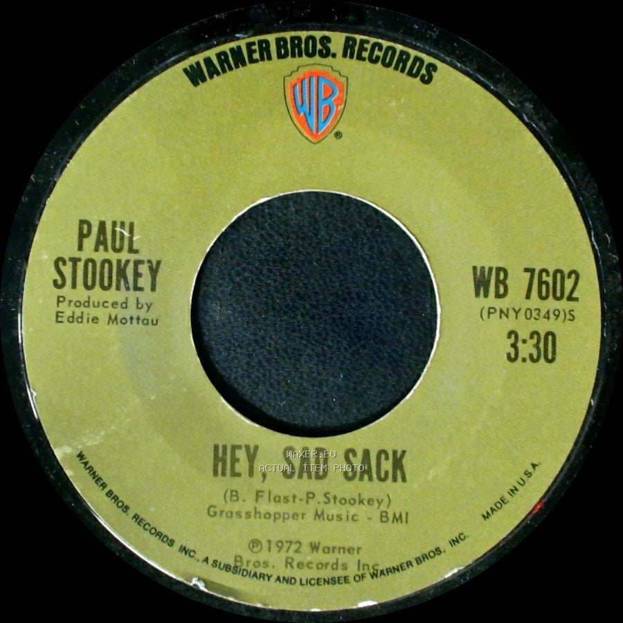 Paul Stookey - Hey, Sad Sack / Sebastian side A