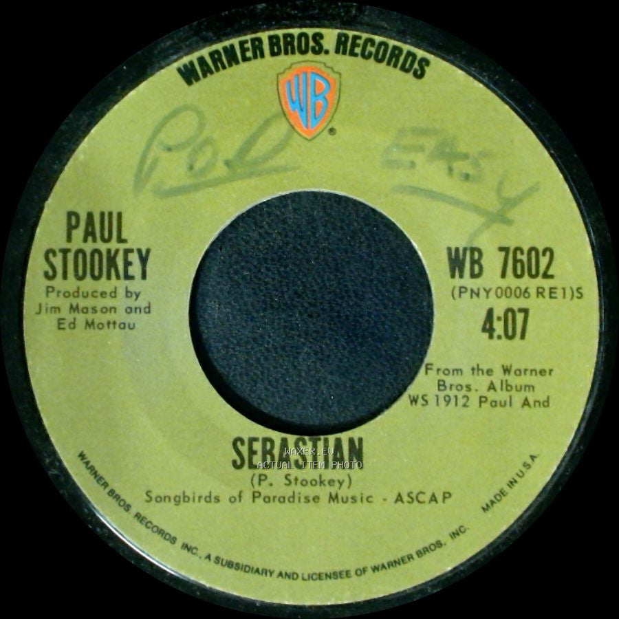 Paul Stookey - Hey, Sad Sack / Sebastian side B