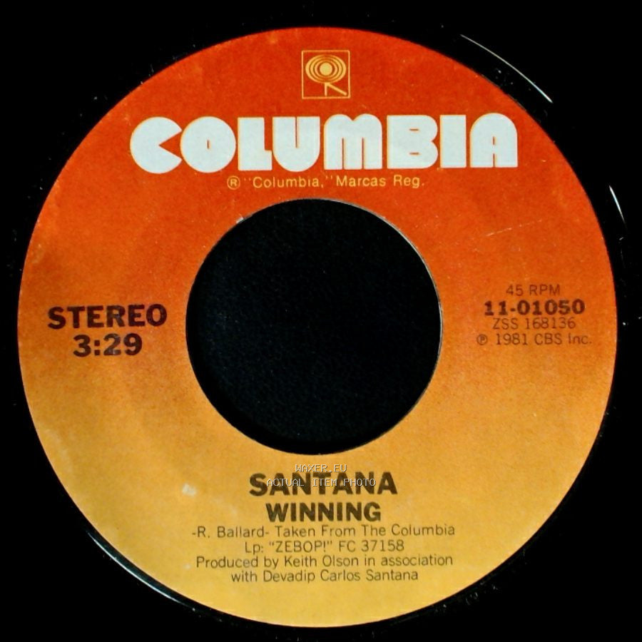 Santana - Winning / Brightest Star side A