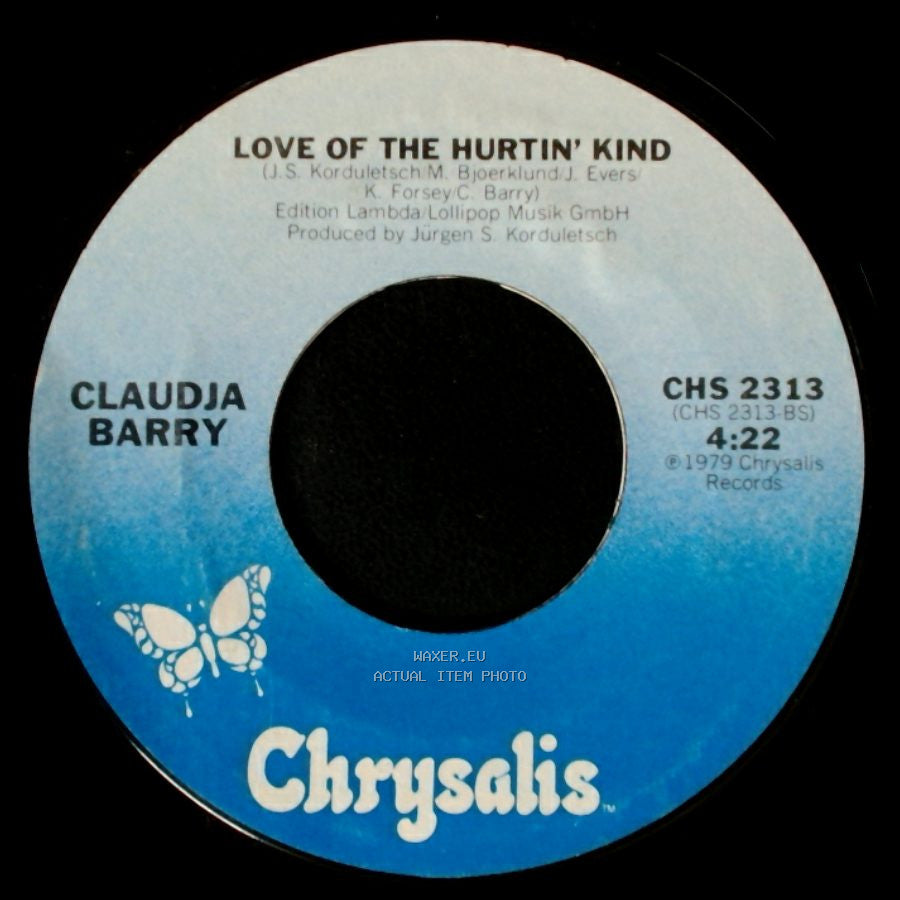 Claudja Barry - Love Of The Hurtin' Kind / Boogie Woogie Dancin' Shoes side A