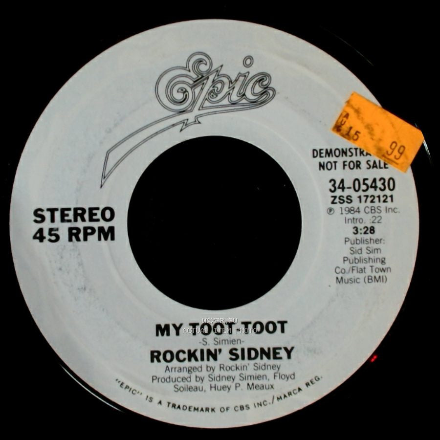 Rockin' Sidney - My Toot-Toot / My Toot-Toot side A