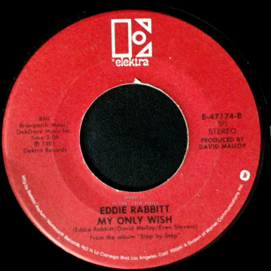 Eddie Rabbitt - My Only Wish / Step By Step side A