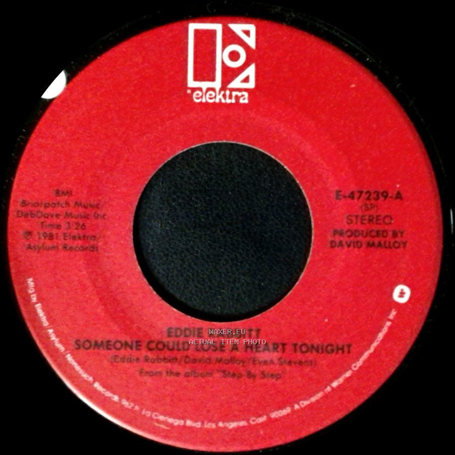 Eddie Rabbitt - Nobody Loves Me Like My Baby / Someone Could Lose A Heart Tonight side B