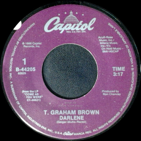 T. Graham Brown - Darlene / The Best Love I Never Had side A