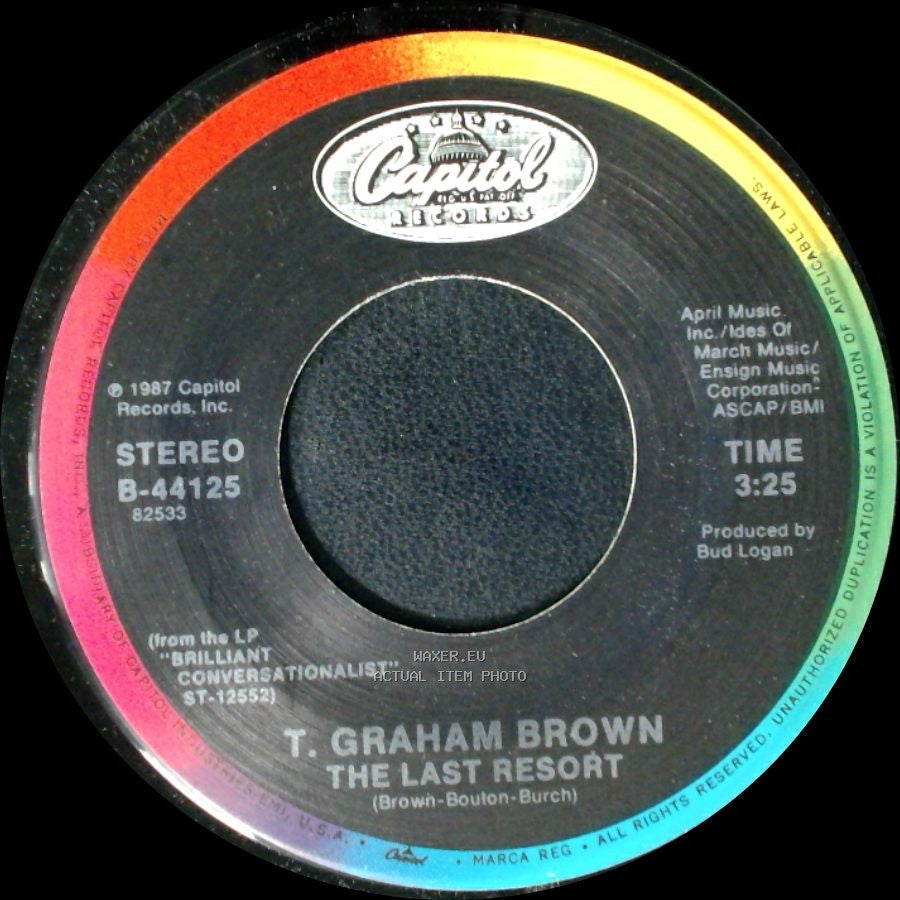 T. Graham Brown - Sittin' On The Dock Of The Bay / The Last Resort side B