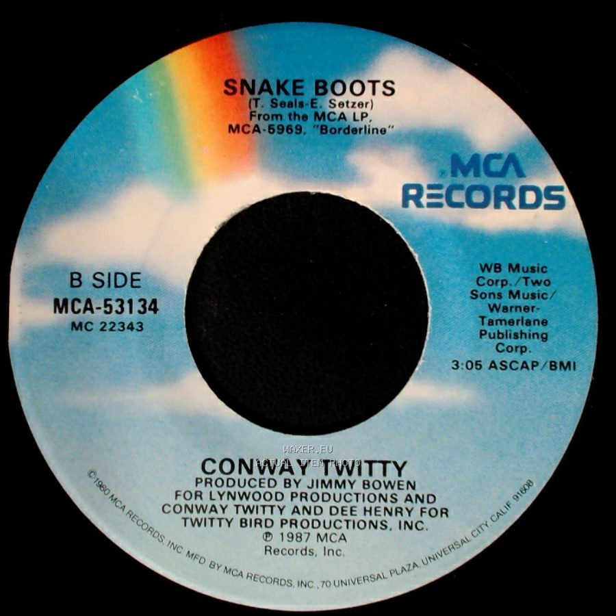 Conway Twitty - I Want To Know You Before We Make Love / Snake Boots side B