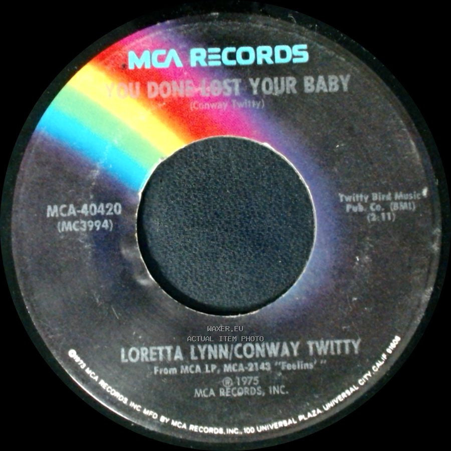 Loretta Lynn/Conway Twitty - Feelins' / You Done Lost Your Baby side B